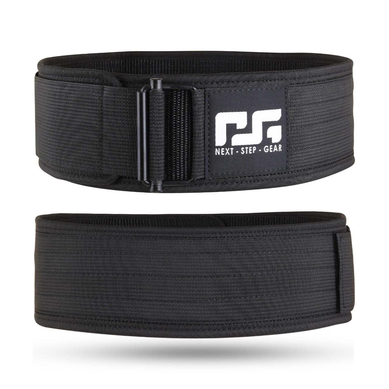 Heavy Duty Nylon Gym Belt – Adjustable Weightlifting Belt for Men and Women, Back Support Training Belt for Powerlifting, CrossFit, Squats, Deadlifts, Strength Training – Durable, Comfortable Core Stability Workout Belt