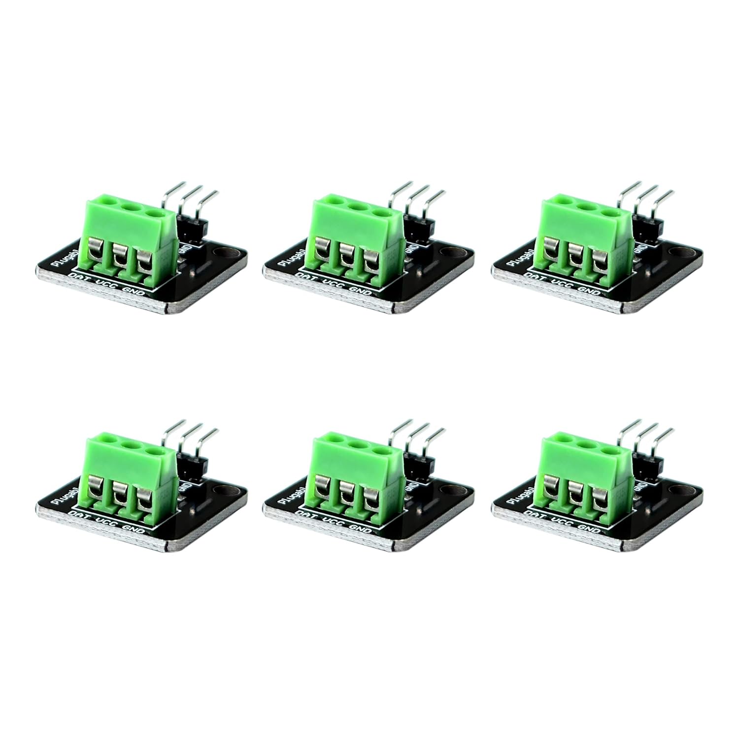 HUABAN 6PCS DS18B20 Terminal Adapter Temperature Sensor Module…: Amazon ...