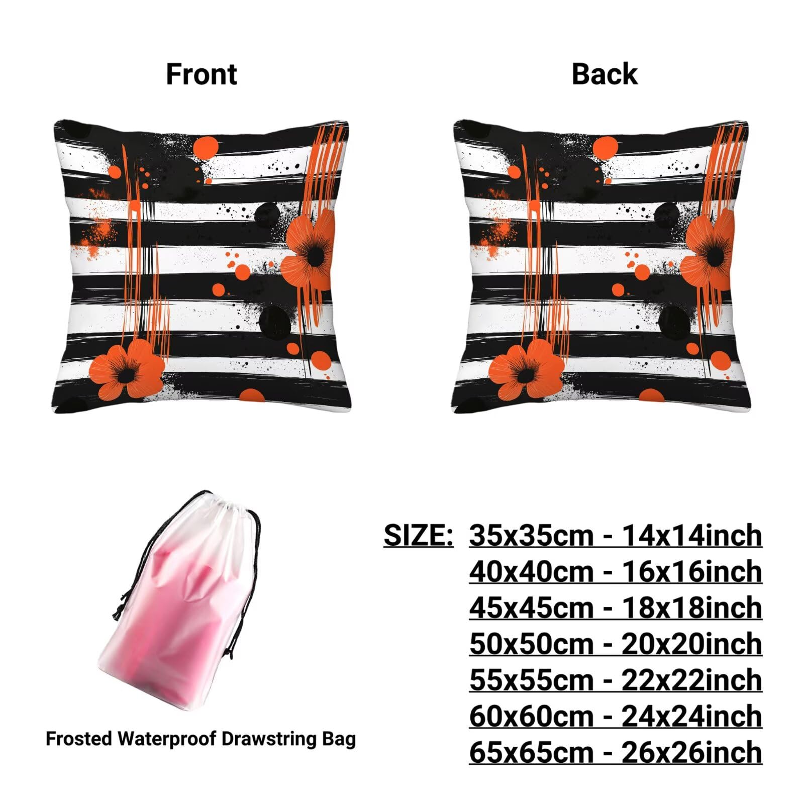 Kissenbezug 55x55 Schwarz Weiss 4er Set Samt Kissenbezüge Blume Zierkissenbezug Kissenhülle Dekorative Weiche Quadratische Dekokissenbezug Sofakissenbezug Couchkissen für Zimmer Deko Schlafzimmer P-56