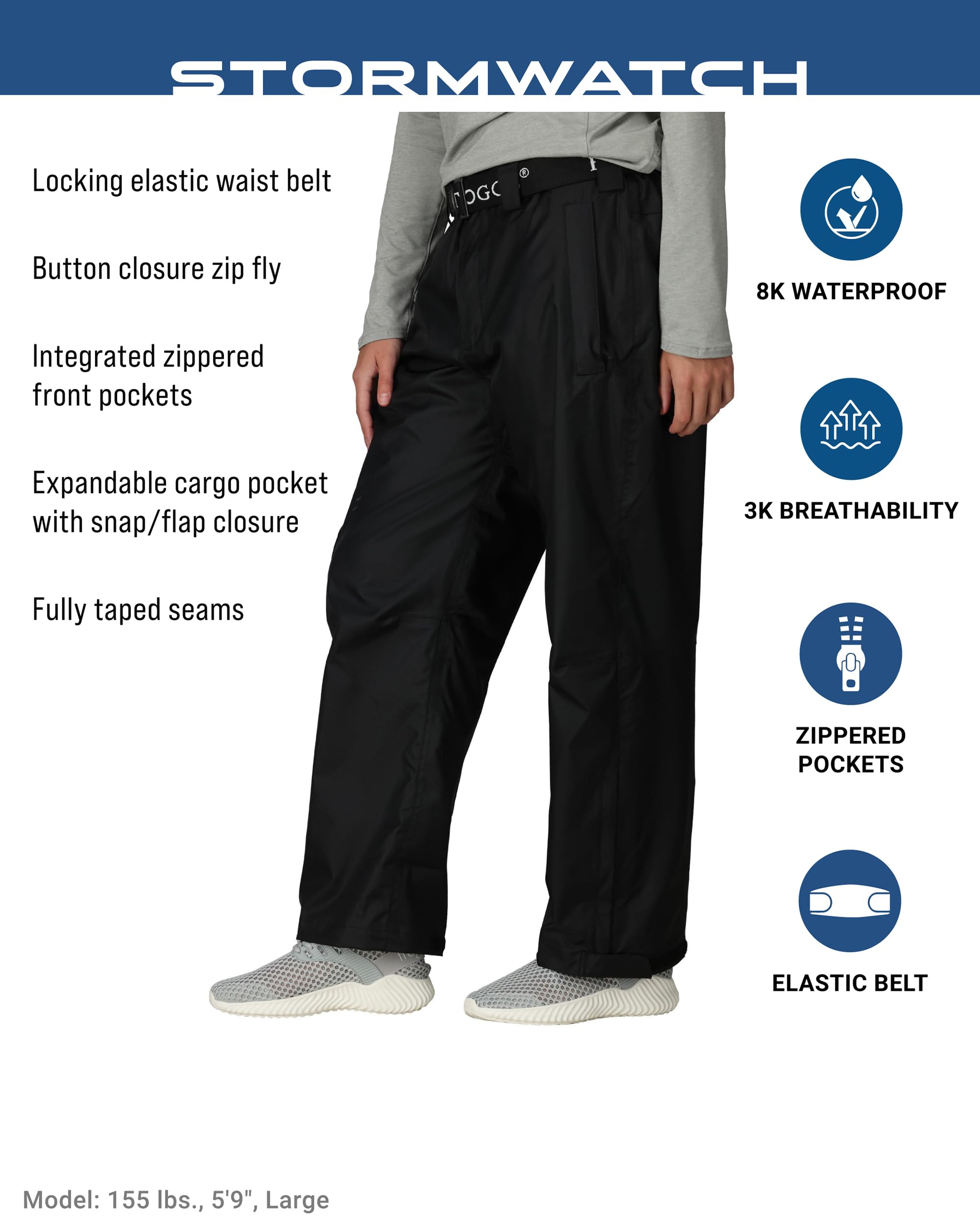 FROGG TOGGS Stormwatch - Pantalón Impermeable para Mujer