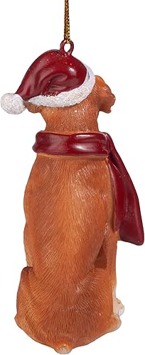 Vista 57 de Design Toscano - Figura de perro para decoración navideña.