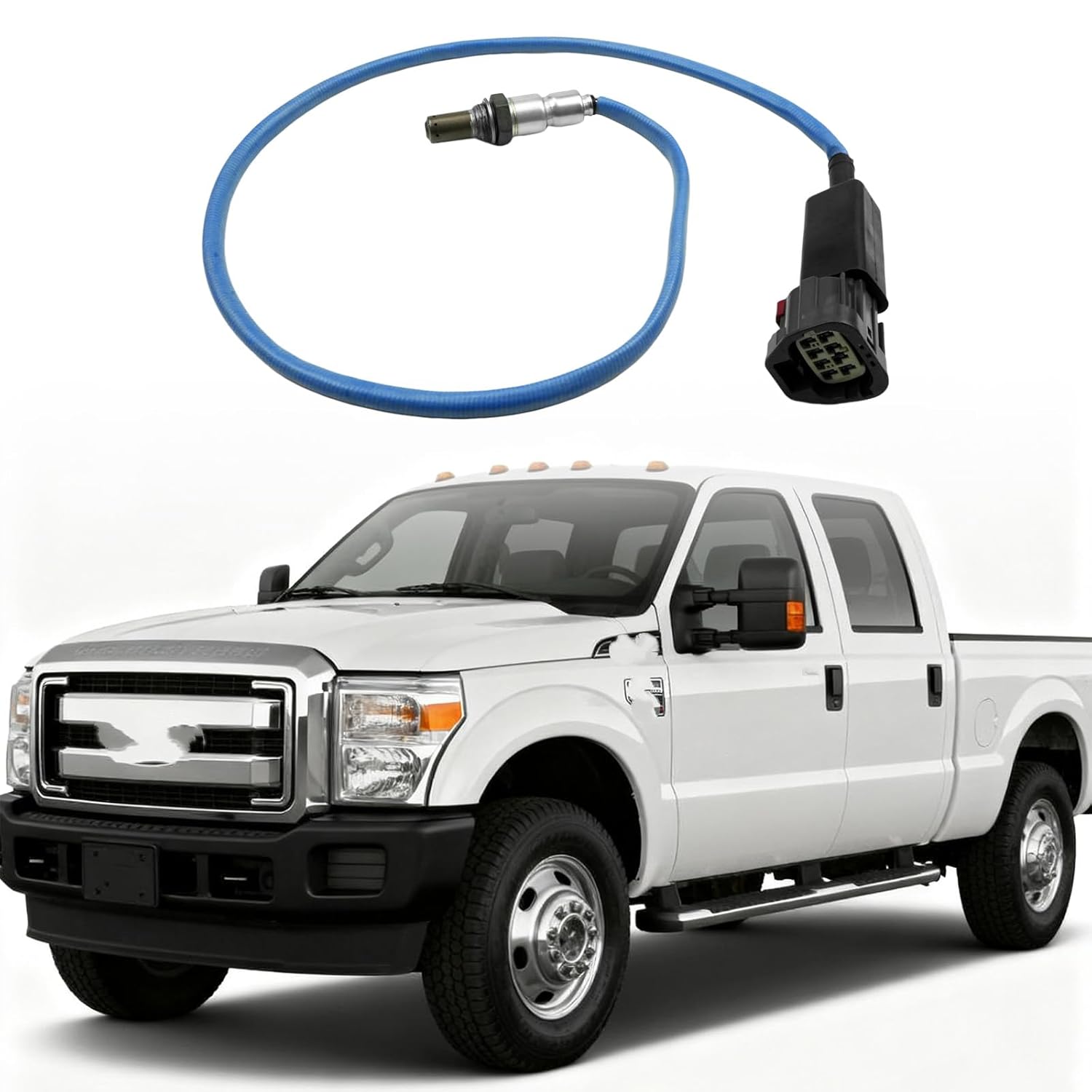 DC3Z-9D378-A Front Upstream Nox Trap Temperature Sensor Replacement for DC3A-5J299-CC DC3Z9D378A Fit for Ford F-250 Super Duty King Ranch Lariat Platinum XL XLT 6.7L V8 Diesel 2013-2016