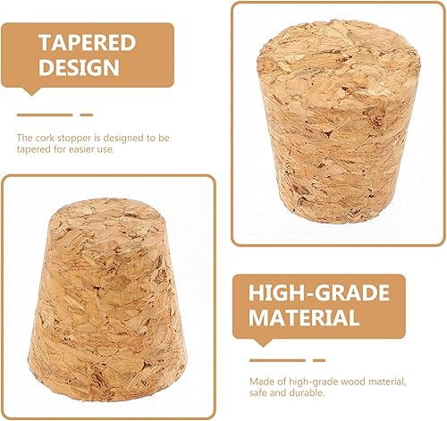 Miniatura 7 de Alipis Tapón de corcho para botella de vino, 30 unidades, mini tapones de corcho para botellas de vino de reemplazo