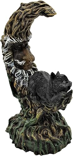 Miniatura 3 de Pacific Giftware Gato negro en la luna con luz LED, decoración gótica coleccionable de poliresina para el hogar, 6.5 pulgadas x 3.93 pulgadas x 8.34