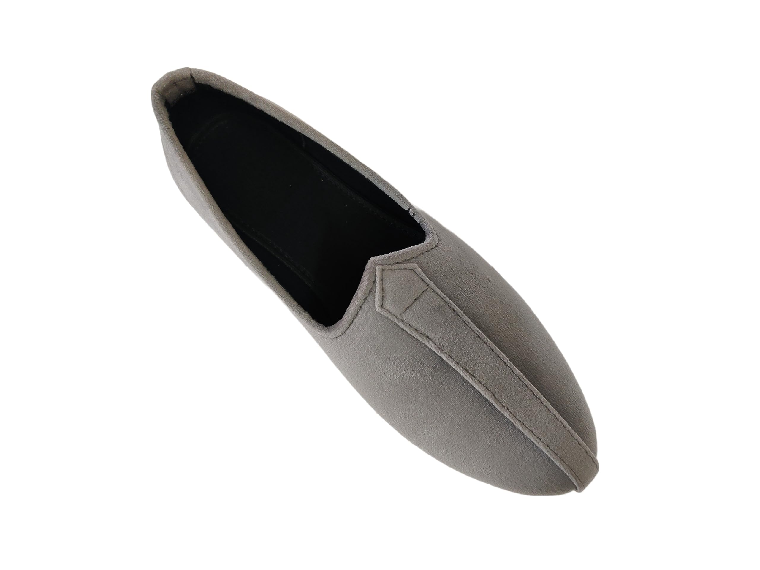VELOUR INDIA Grey Mojari Jutti Shoes Men (10) 1
