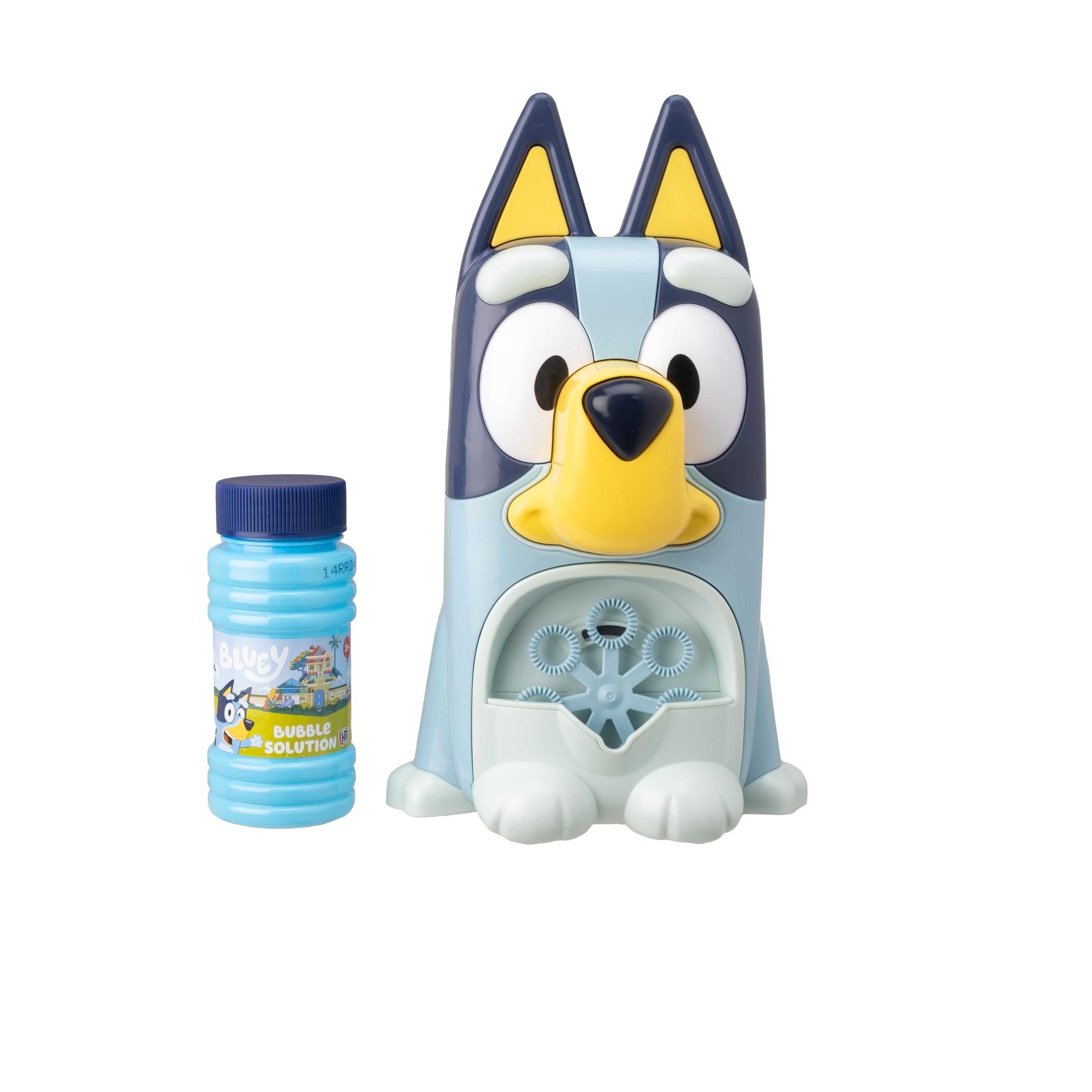 Machine à bulles Bluey pour enfants - Souffleur à bulles en forme de personnage - Idéal pour l'extérieur - A partir de 3 ans.
