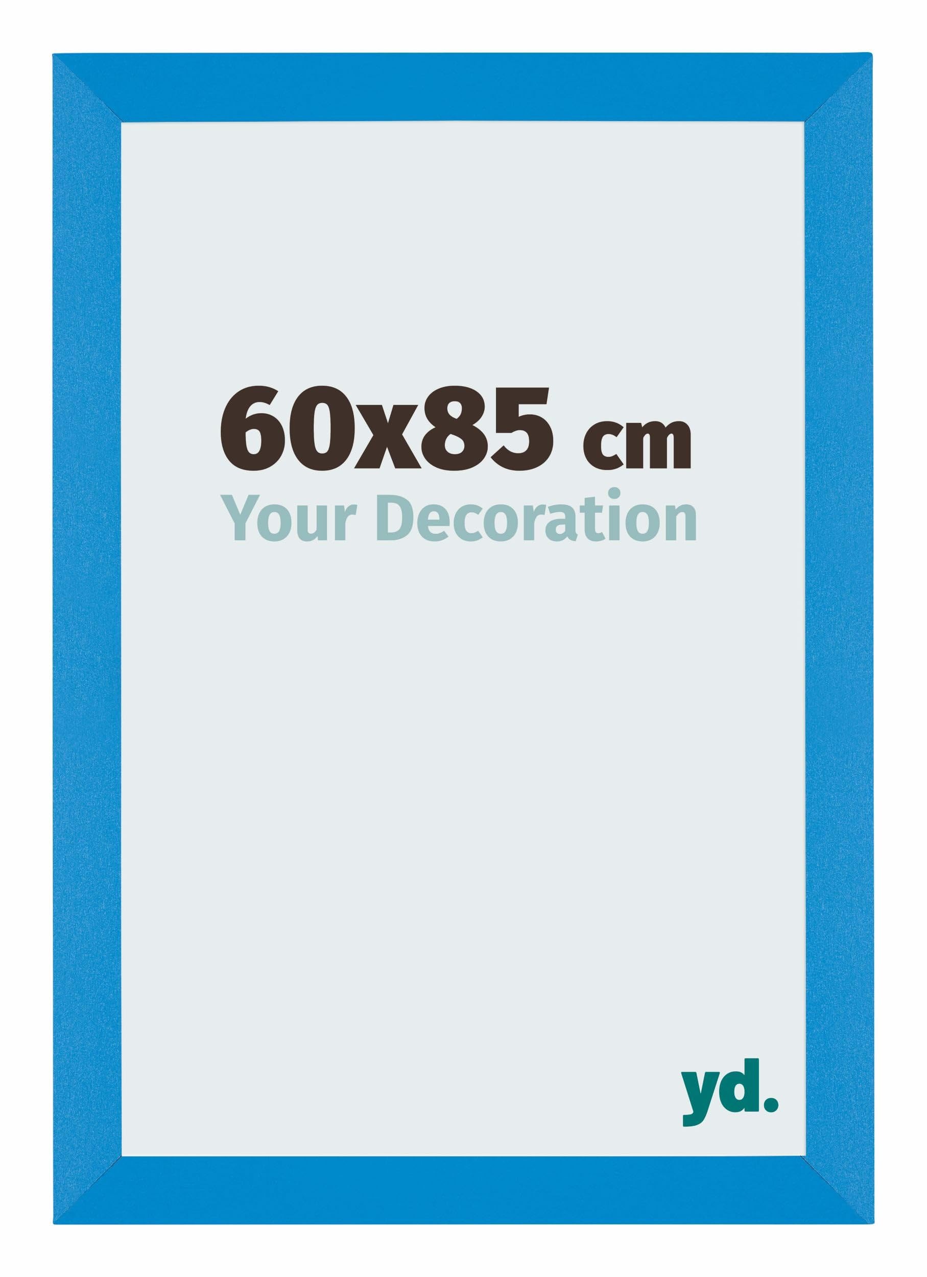 Your Decoration - Picture Frame 60x85 cm - Bright Blue - Decorative Wall Frame in MDF with Antireflection - Frame 60x85 - Mura