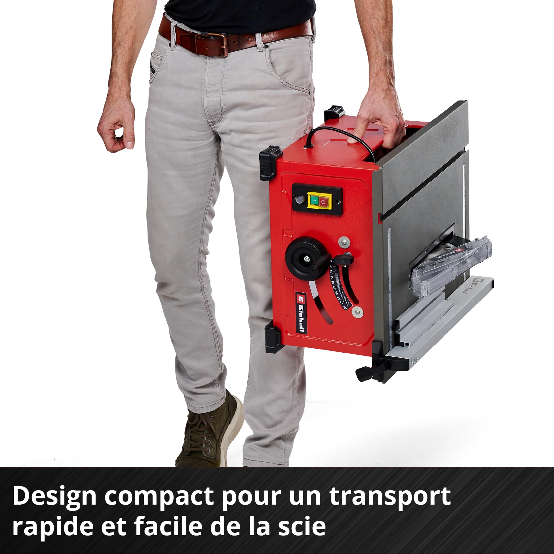 Einhell Scie circulaire sur table TC-TS 8 1200 W hauteur de coupe 45 mm lame Ø 210 mm