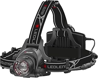Ledlenser, H14R.2 Rechargeable Headlamp, LED Light for Everyday and Outdoor Use, Black