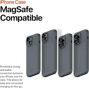 ShiftCam iPhone 14 Cases (Leather, iPhone 14 Pro) Dark Grey