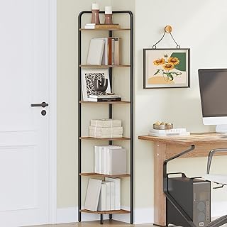 Hzuaneri Corner Shelf Stand Corner Bookshelf Standing Shelf Plant Shelf