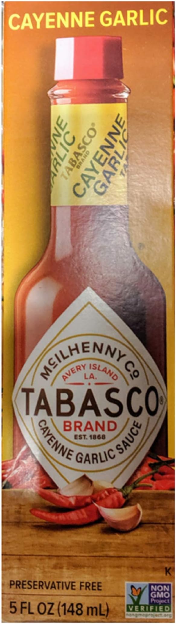 Cayenne Garlic Sauce, 5 Fluid Ounces (2 Packs)