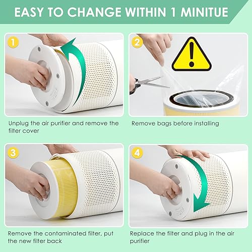 Miniatura 6 de Core 300-RF compatible con Levoit Core 300 Filtro de repuesto para purificador de aire Core P350 300S Core 300-RF 300-RF-TX P350-RF Original 3
