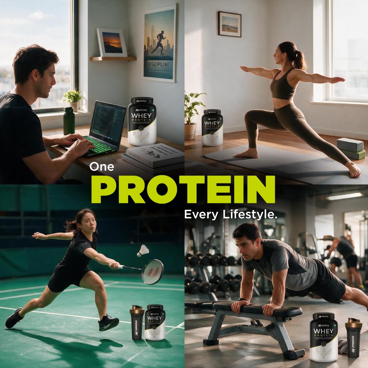 Bigmuscles Nutrition Whey Protein with Fibre [Rich Chocolate, 1kg] | 24g Protein & 10g EAA | Protein Powder Powered By Xymore Tech. | No Added Artificial Sweeteners, Flavours — Amazon image 6