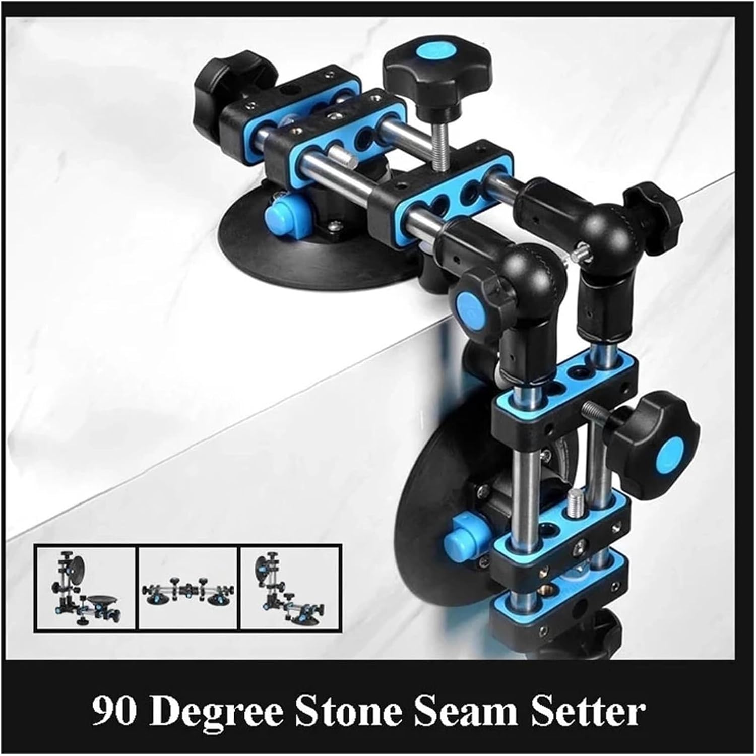 90-180 Degree Multifunction Stone Seam Setter Vacuum Cup Right Angle Fixing Tool for Joining & Leveling