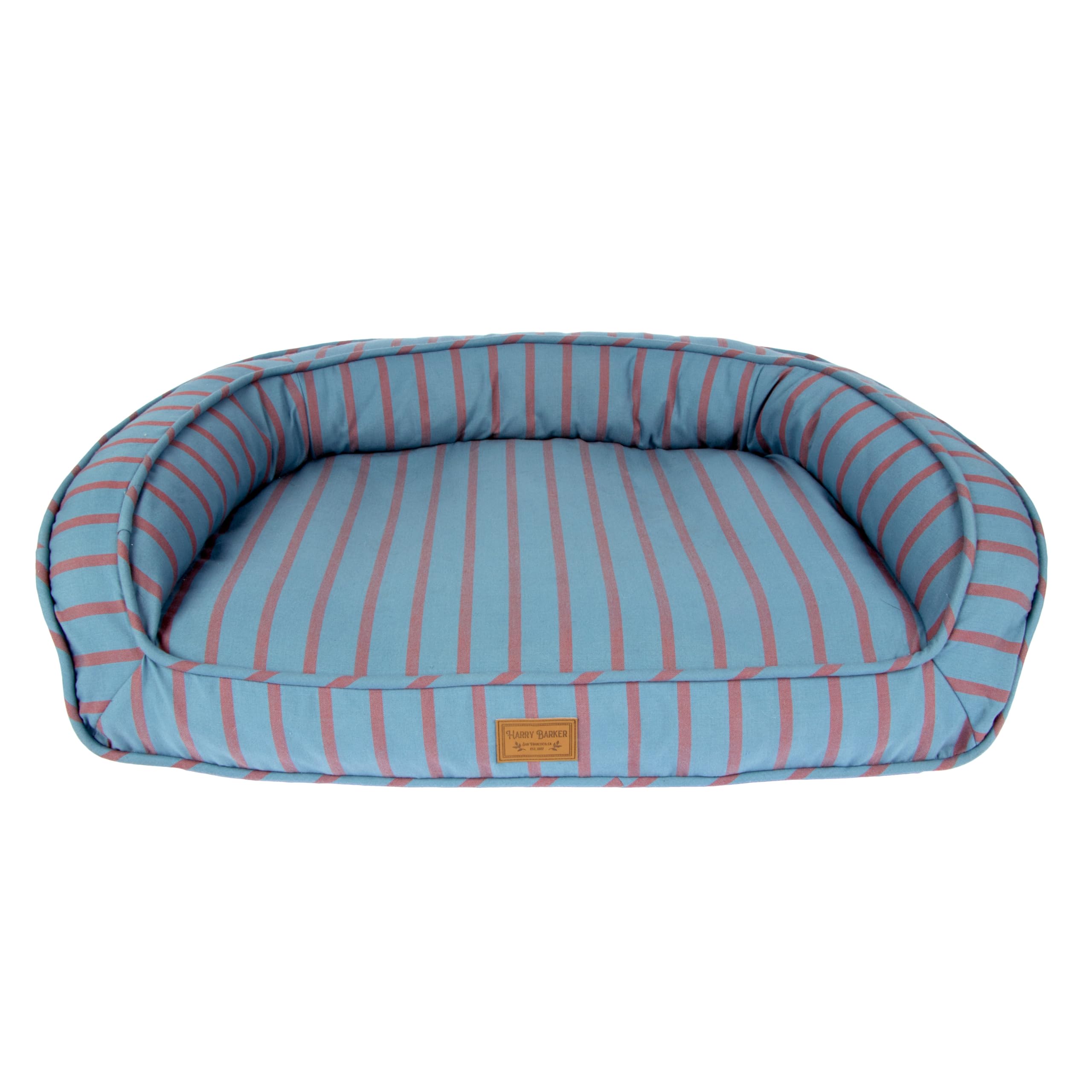 Harry Barker Striped Dog Bed - Large