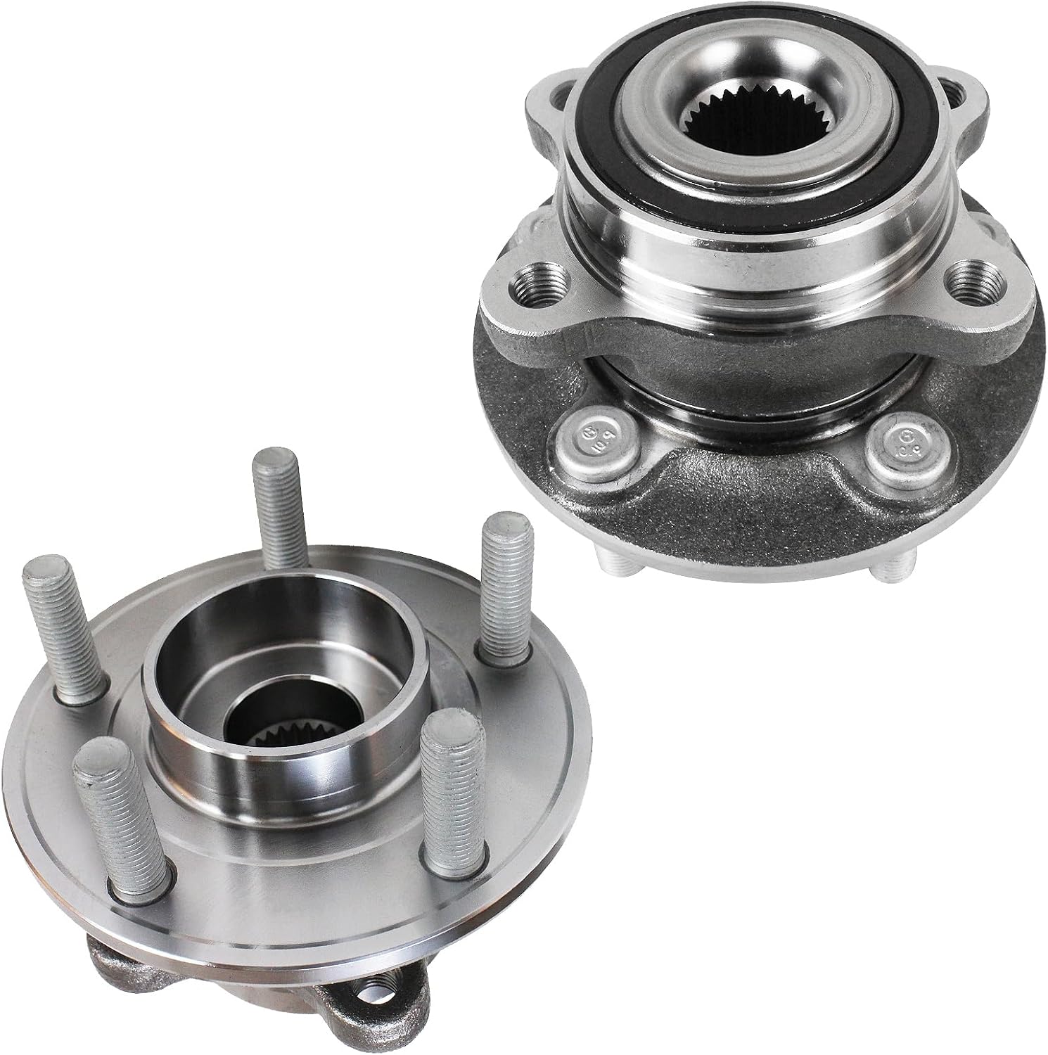 Autoround 512498 Front/Rear Wheel Bearing and Hub Assembly Compatible with 2013-2020 Ford Fusion, 2013-2016 Lincoln MKZ, 5 Lug w/ABS 2PCS