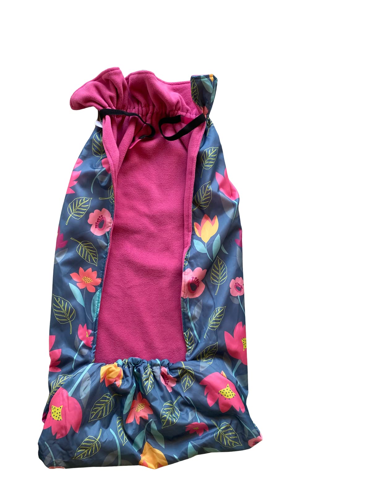 Wasserdichte Fleece-gefütterte Rollstuhl-Abdeckung, universelle Passform für manuelle und angetriebene Rollstühle, Erwachsenengröße, Rollstuhl-Zubehör, Wärme und Komfort (Blumenmuster)