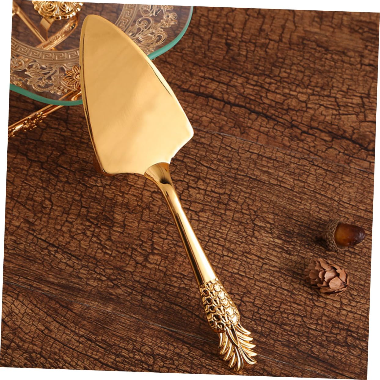 TOPBATHY 1set Utensili Per Inossidabile Spatola Per Dessert Per Compleanni e Speciali Design e Facile Usare