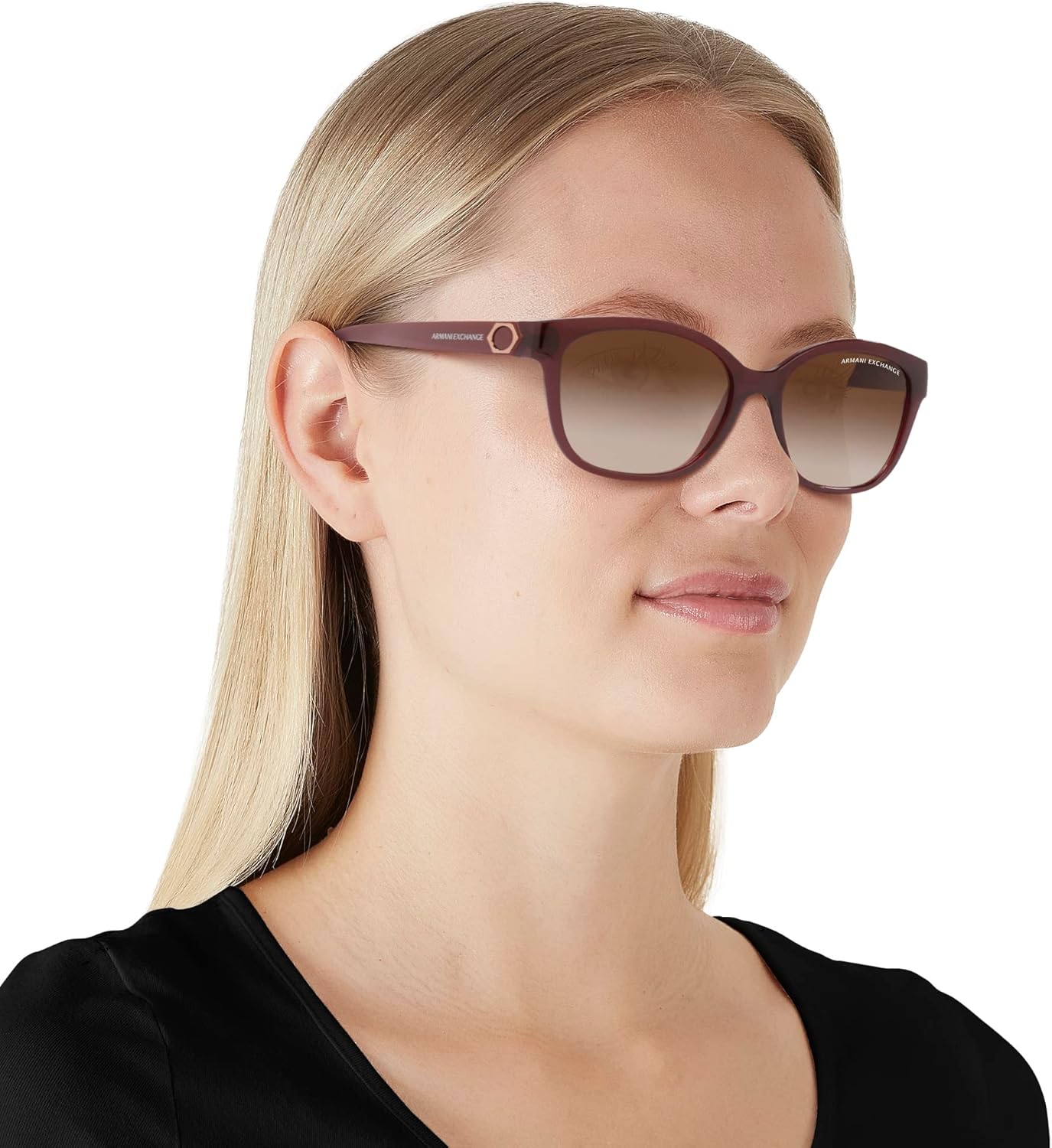 Armani Exchange womens Ax4127s Cat Eye Sunglasses