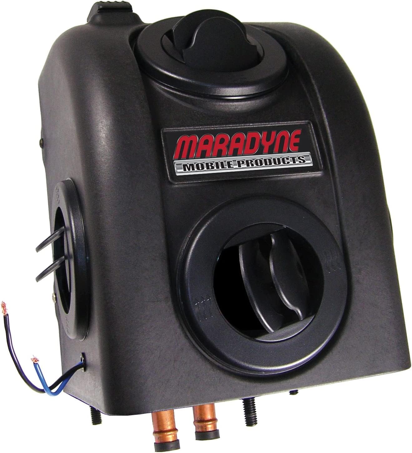 Maradyne Santa Fe Floor Mount Heater | Energy Efficient | Heavy Duty & Corrosion-Resistant | 360-Degree Adjustable Louvers | 3-Speed Motor | Easy Control | Universal Mounting | Hardware Included
