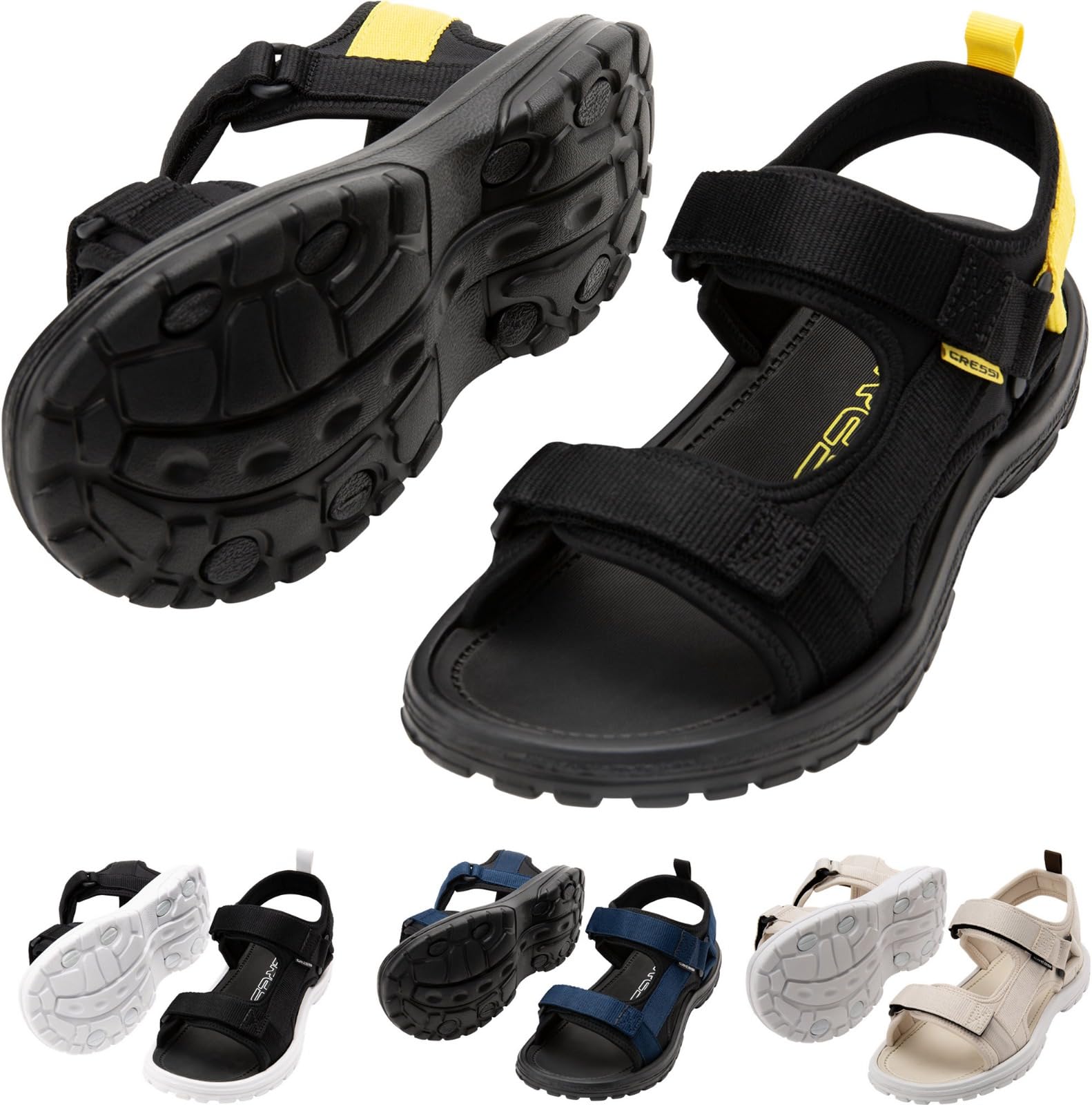 CRESSI Pete Sandal - Sandalia Unisex Ideal para los Días de Verano en la Playa, Diseñada para el Confort y la Practicidad en Entornos Acuáticos
