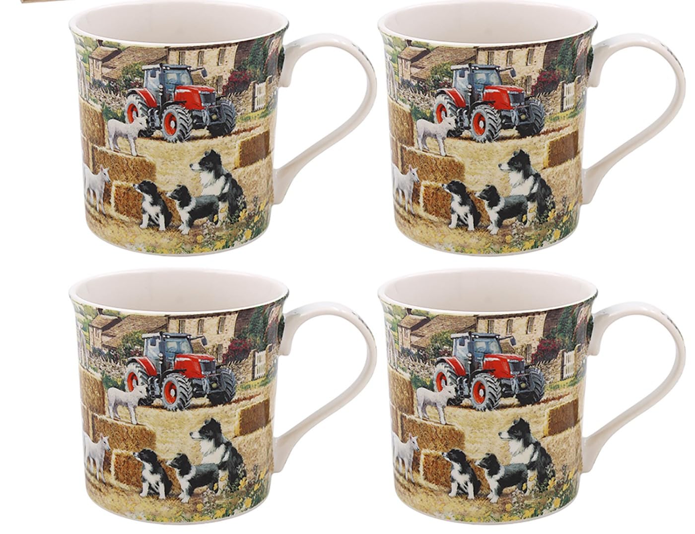 Lesser & Pavey Macneil Studios - Set di 4 tazze da caffè in ceramica