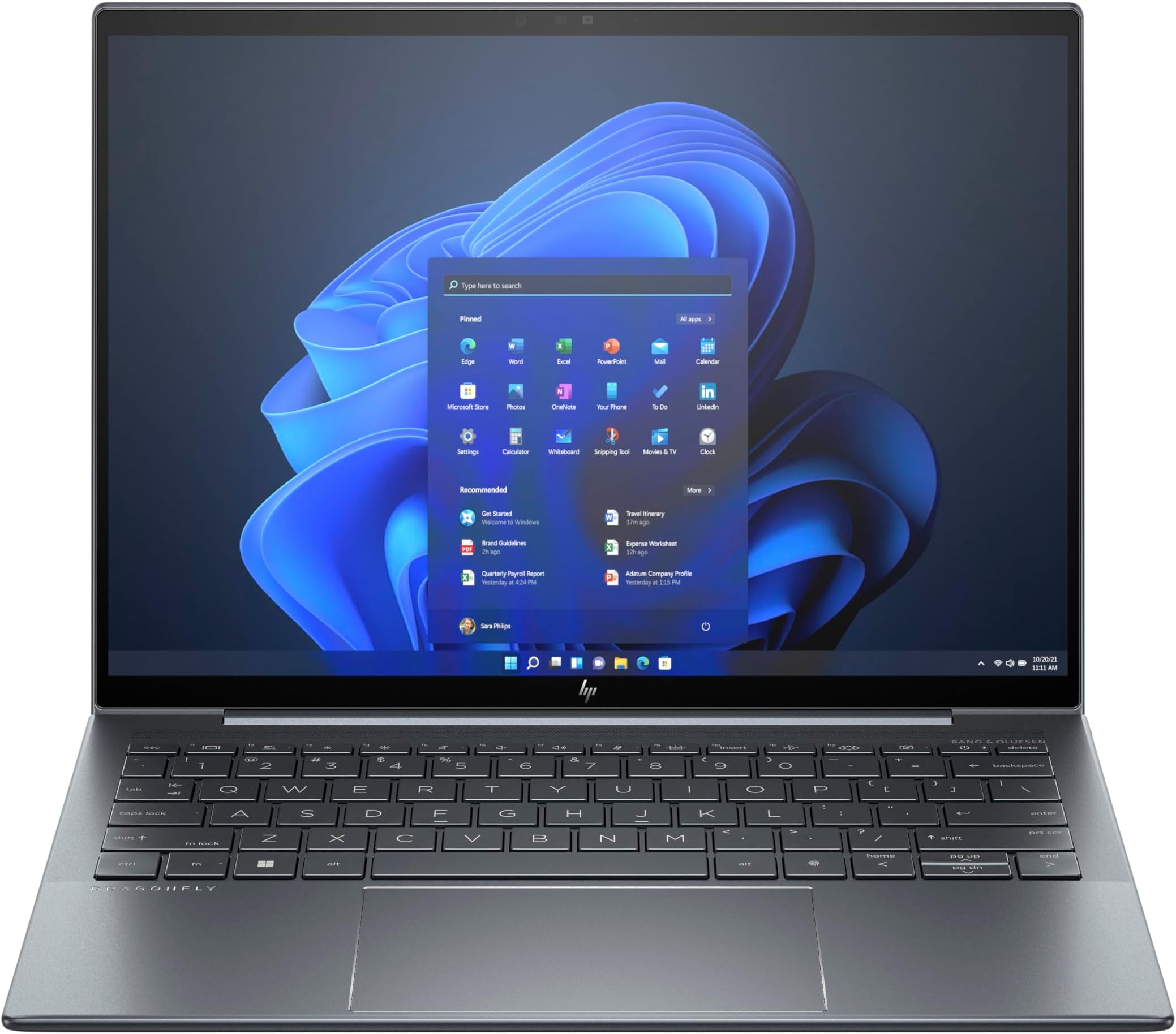 HPDragonfly 13.5 inch G4 Notebook PC, 13.5" WUXGA, 13th Gen Intel® Core™ i7, 32GB RAM, 1TB SSD, Intel® Iris® Xᵉ Graphics, Windows 11 Pro, En -Ar KB, Slate Blue - [819F1EA]