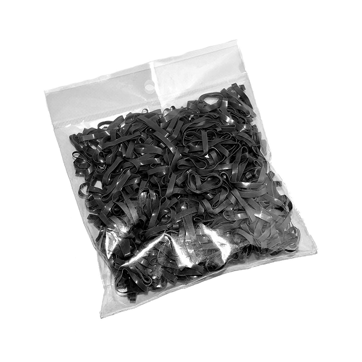 Lincoln Silicone Plaiting Bands - Black - 1000 per pack