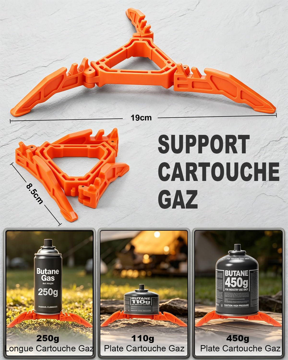 AUTOPkio Kit de Casserole Camping Ultraléger avec Mini Réchaud Gaz | Batterie Cuisine Aluminium, Ensemble Complet pour 1-2 Personnes, Poêle & Ustensiles Compact pour Randonnée Pêche Pique-Nique
