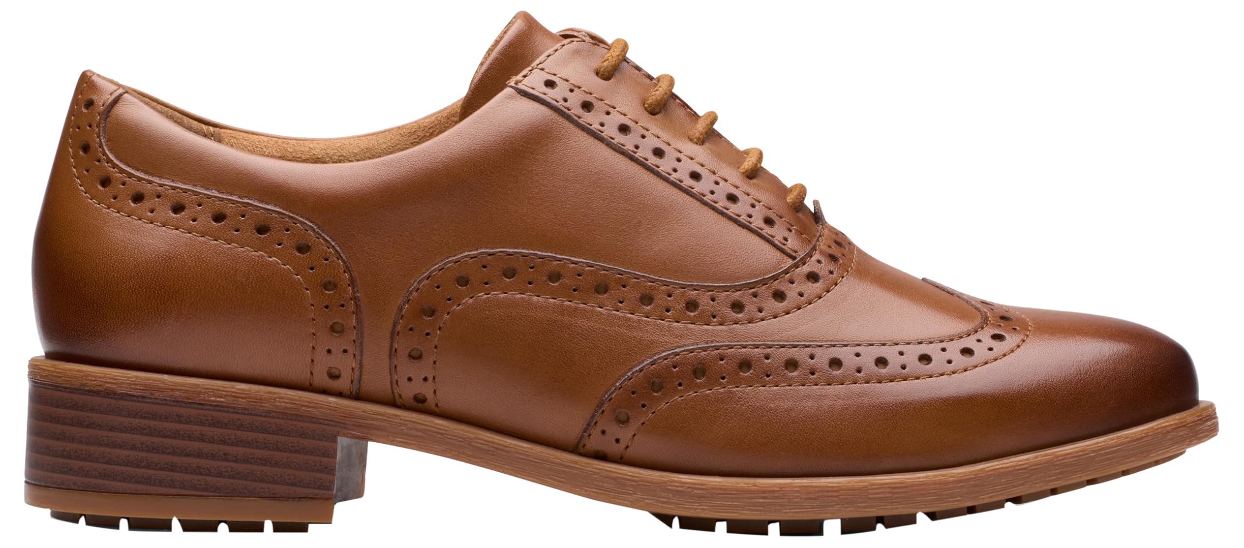 Clarks Women's Havisham Oak Mary Jane Flat, Tan Leather, 5 UK