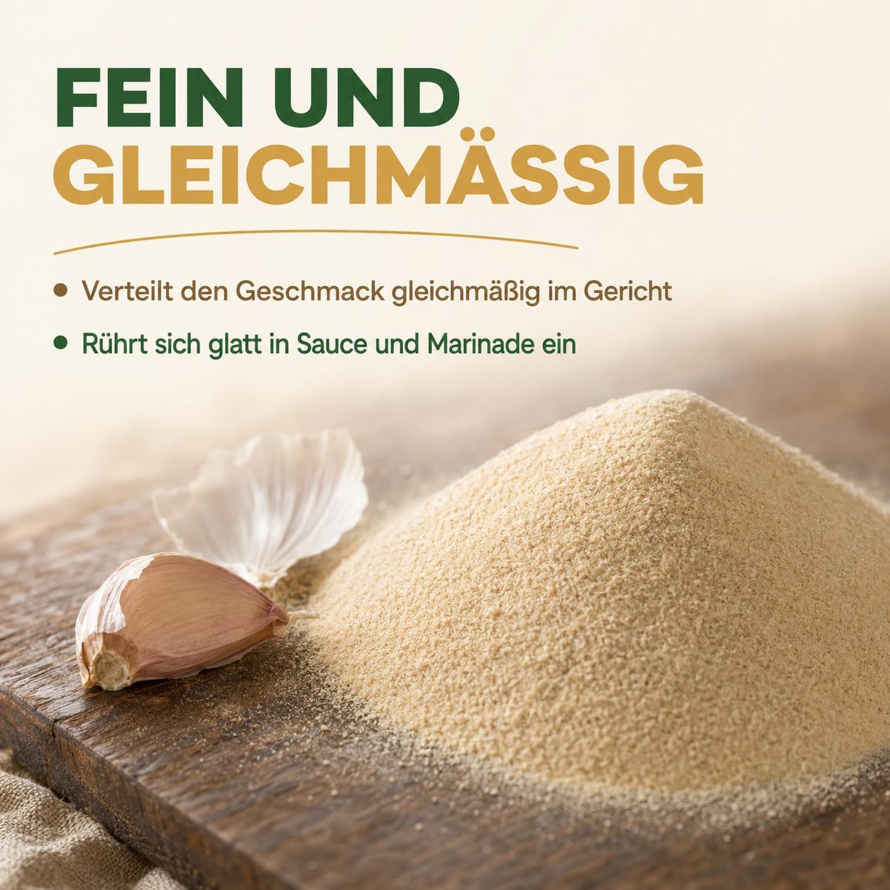 GiDeli Ail Semoule 5 kg - Granulés Séchés - Sachet Refermable