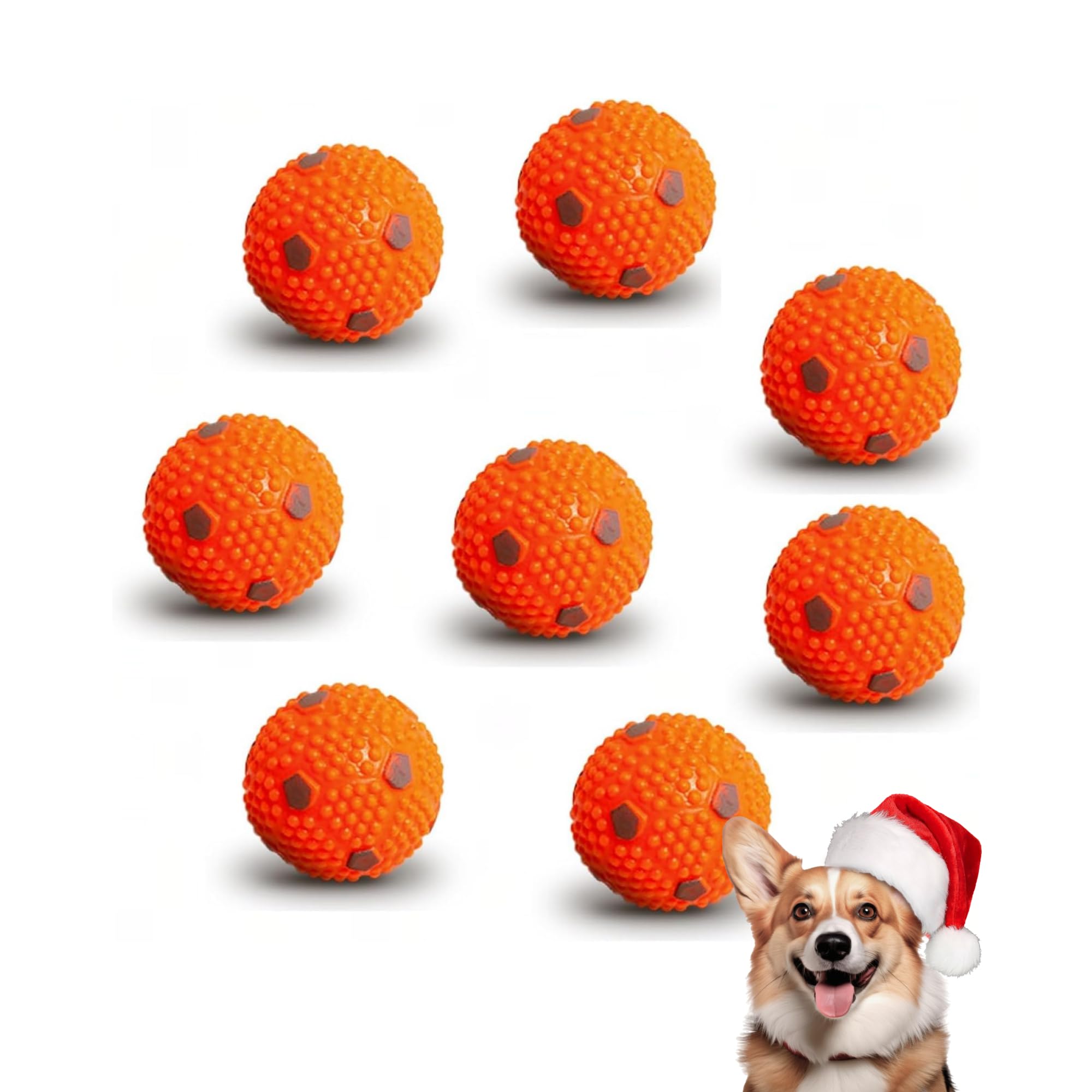 Trustic Balls 2 inch for Small and Medium Size Dogs - for Automatic Dog Ball Launcher, Playing Fetch, and Dog Toy (Balls Pack of 8)