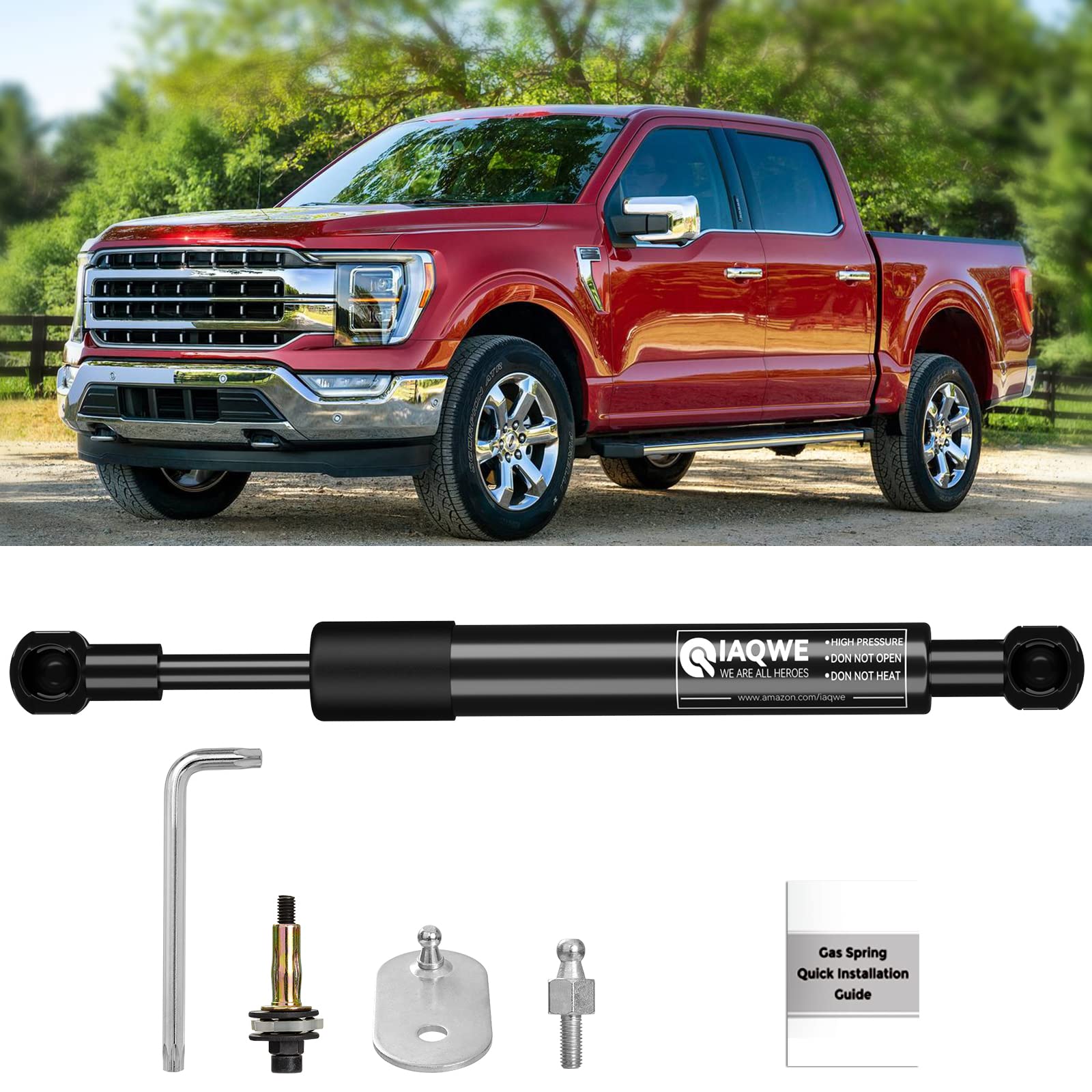 Amazon.com: IAQWE 43203 Truck Tailgate Assist Shock Kit Fit for 1997-2003  Ford 150, 1999-2016 Ford 250 350 Super Duty (not Flareside/SuperCrew) :  Automotive