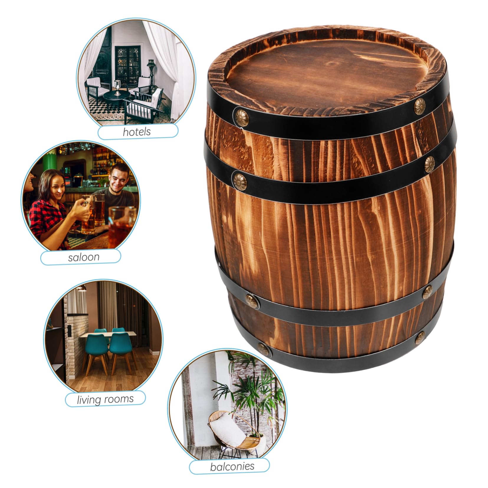 インテリア雑貨] DIY 昭和レトロ 古民家 樽木 ワイン樽 酒樽 木製 オブジェ