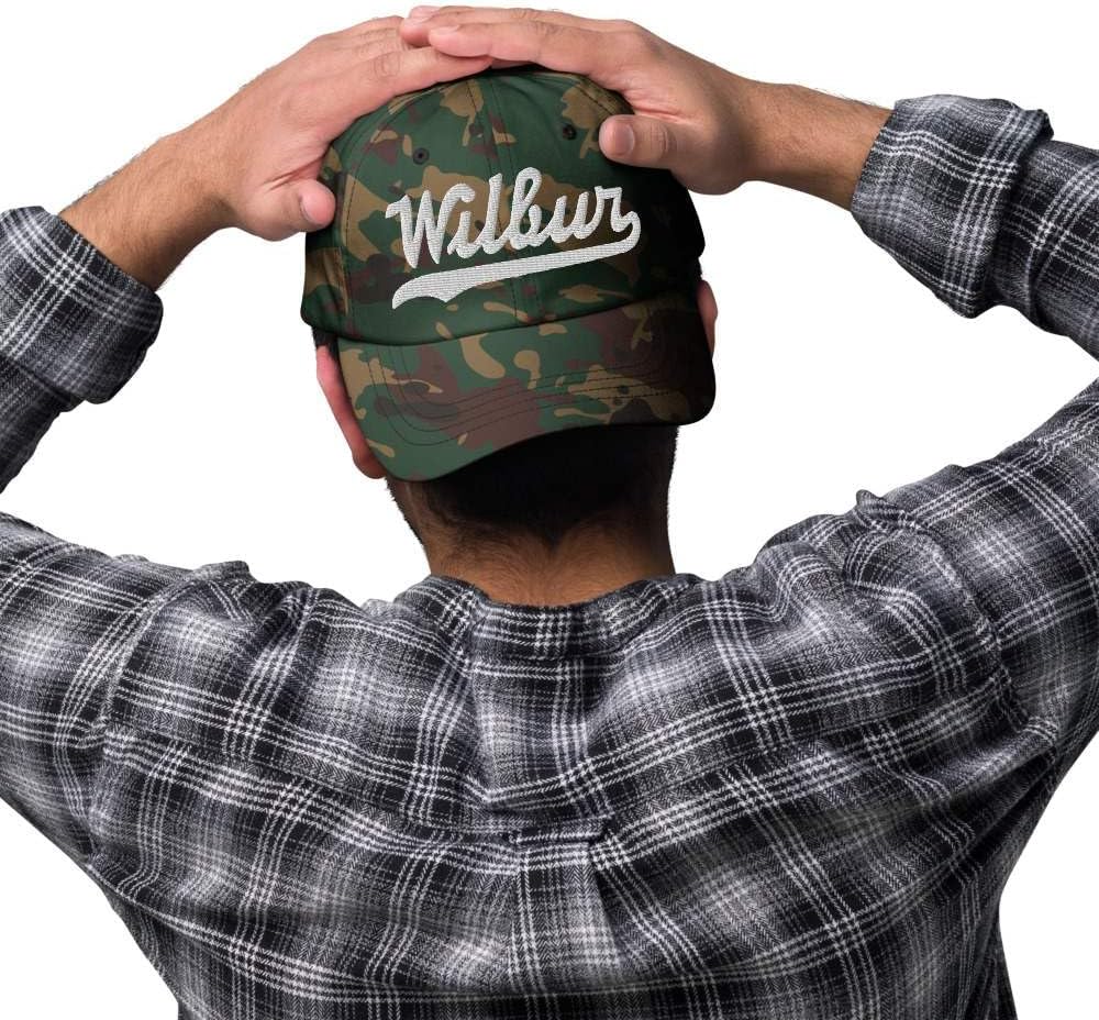 Wilbur Hat Wilbur Baseball Hat Personalized Custom Last Name Cap Family Name Headwear Surname Cap Gift Unisex Adjustable