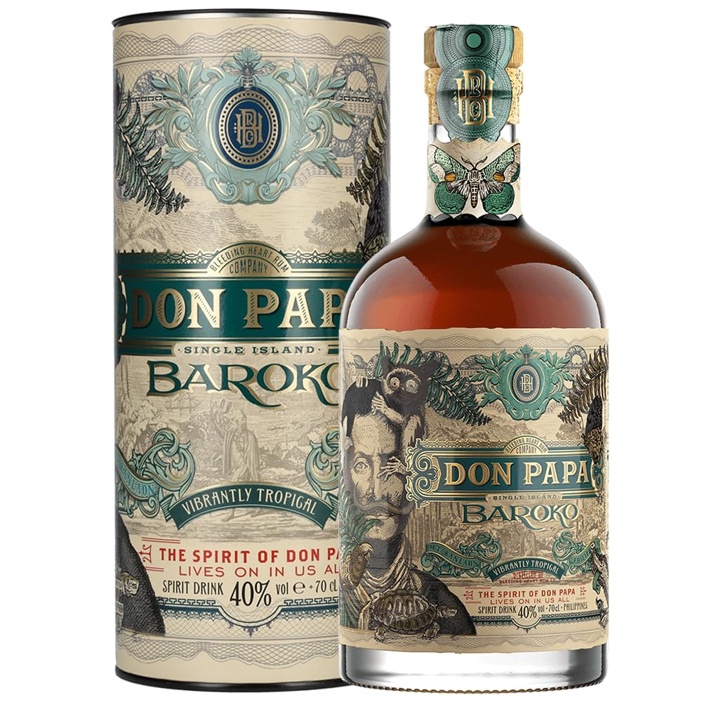 Don Papa BAROKO Limited Edition Harvest Canister 40% Vol. 0,7l in Geschenkbox