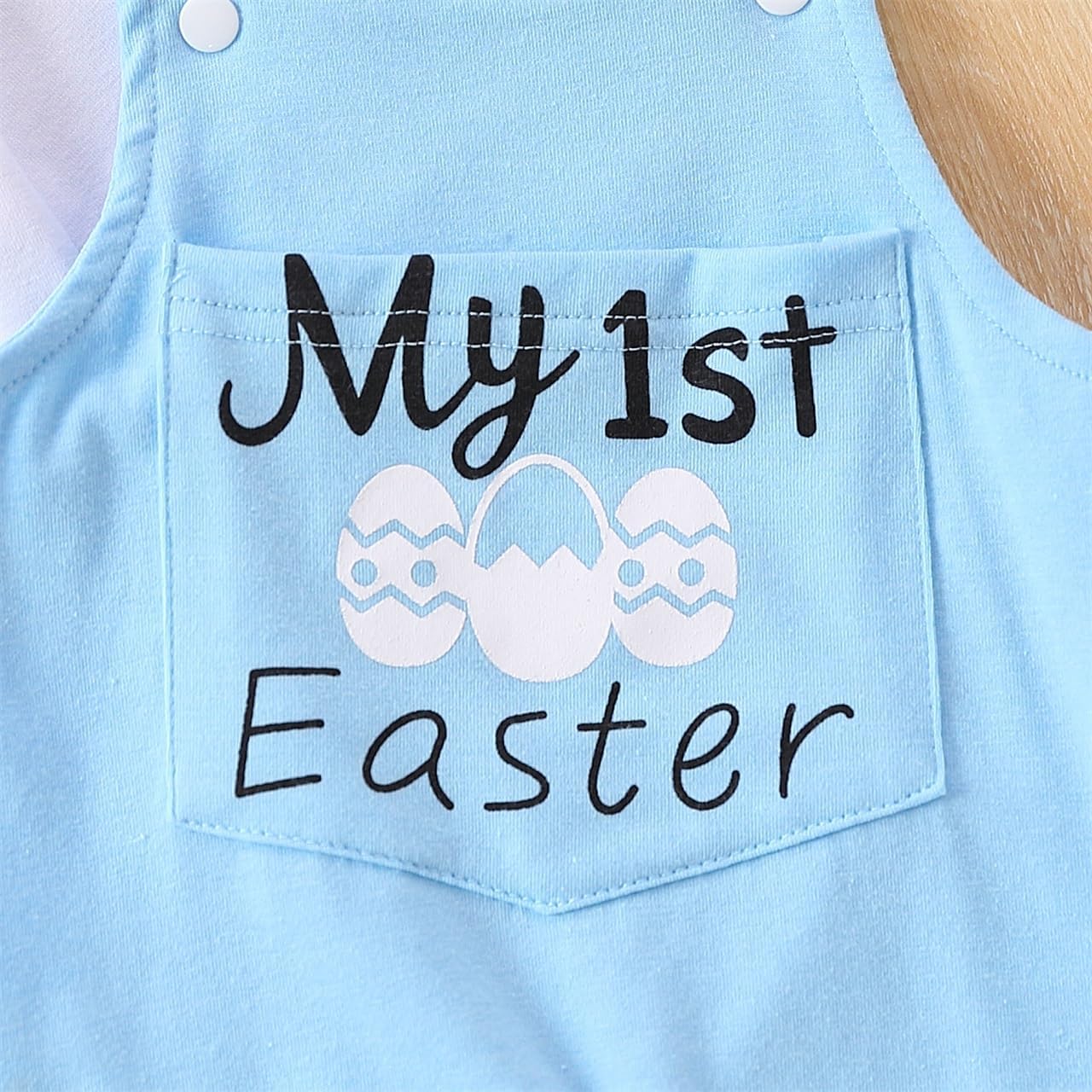 Newborn Baby Girl Boy Easter Clothes Cute Gentle Romper Top Overall Pant Newborn Infant 2 Pieces Outfit Set - Image 5