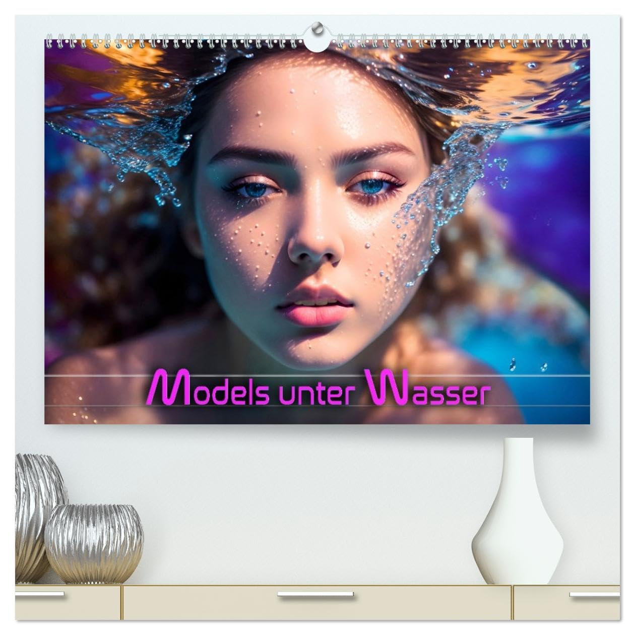 Models unter Wasser (hochwertiger Premium Wandkalender 2026 DIN A2 quer), Kunstdruck in Hochglanz: Atemberaubende Unterwasserporträts wunderschöner Frauen in magischem Licht (CALVENDO Kunst)