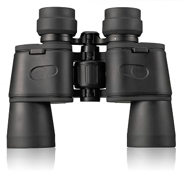 Bresser binoculars1151050 Hunter 10 x 50 8x magnification 682 g light suitable for people who wear glasses blue full coating BK7 glass 133 m field of view