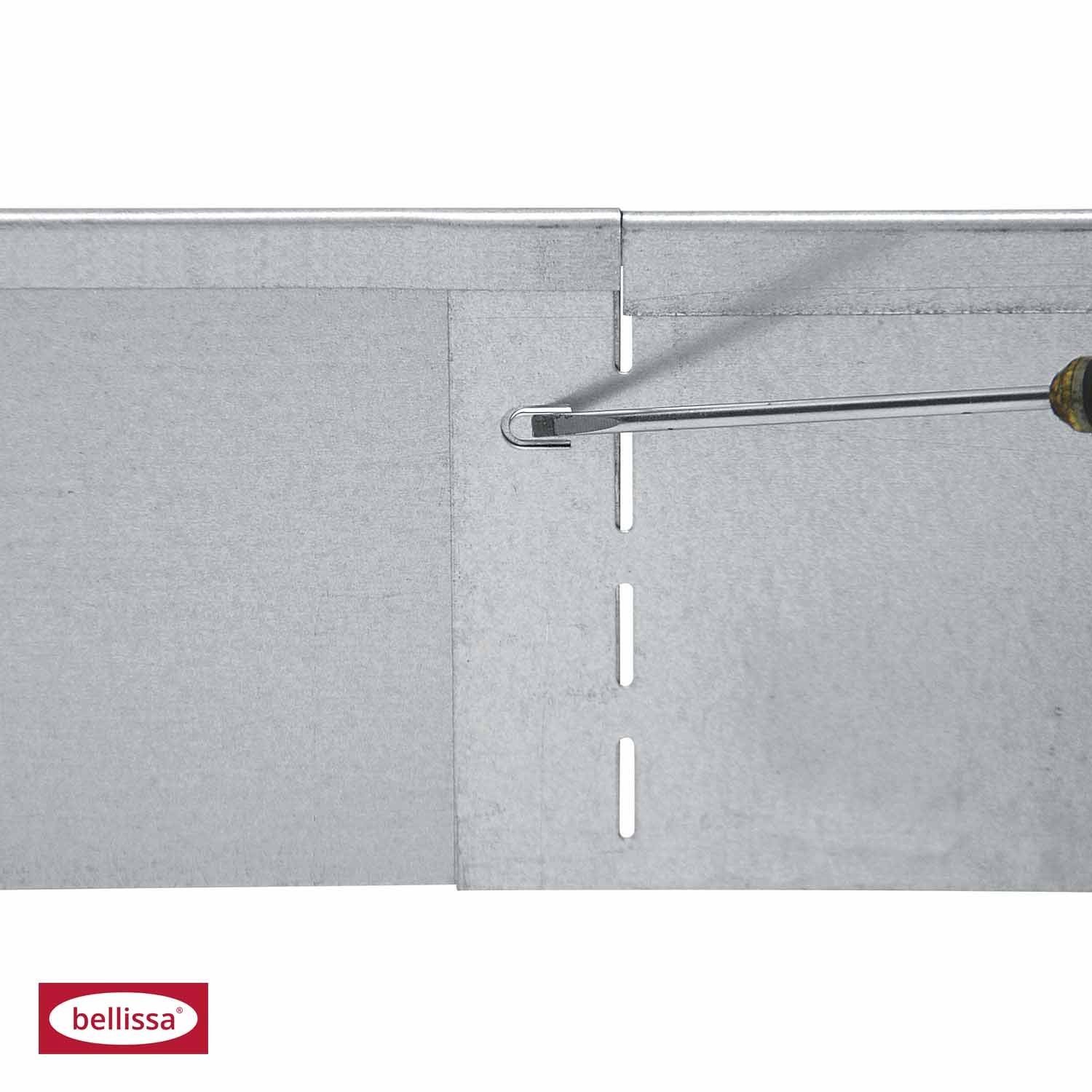 Clôture De Jardin Acier Galvanisé 50x1,25 M Argenté - Clôture Jardin