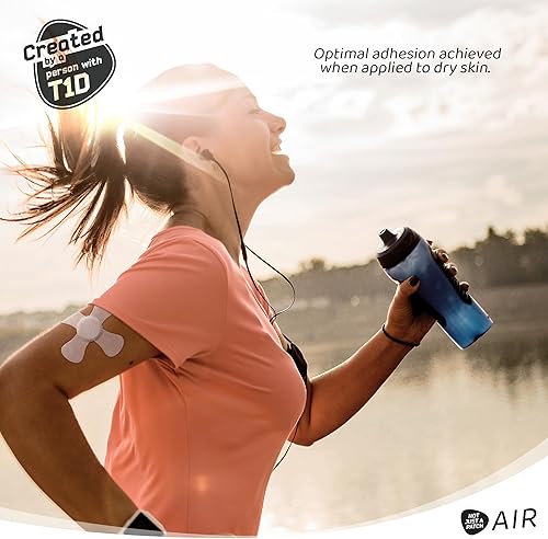 Miniatura 5 de Not Just A Patch Air X-Mini (20 unidades)  Fundas para sensores Dexcom G7, Libre 2 delgadas, fuertes y ligeras  Adhesión ultra larga de 14 días,