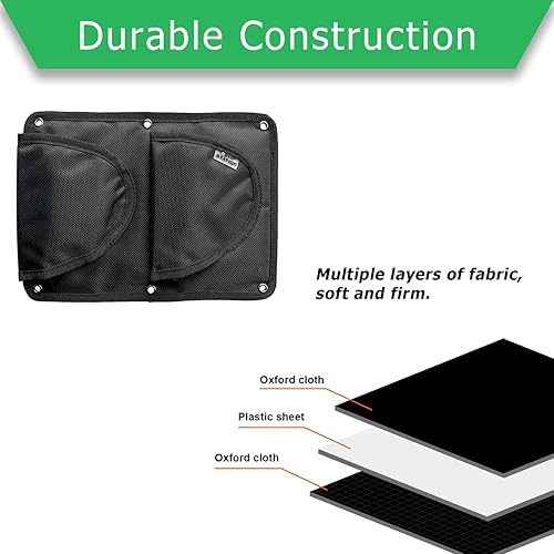 Miniatura 3 de Funda para pistola con portacargador para organizador de caja fuerte de armas, funda reforzada para pistola y portacargadores combinados para
