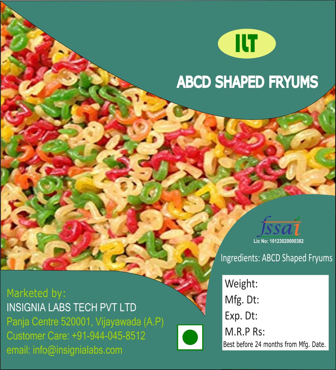 ILTRetail - ABCD Shaped Fryums Pack - Grade A Quality (1kg) - Alphabets fryums - Ready to Fry Papad Snacks - ABCD fryums (B0CHFP5FYZ) Amazon Price History, Amazon Price Tracker