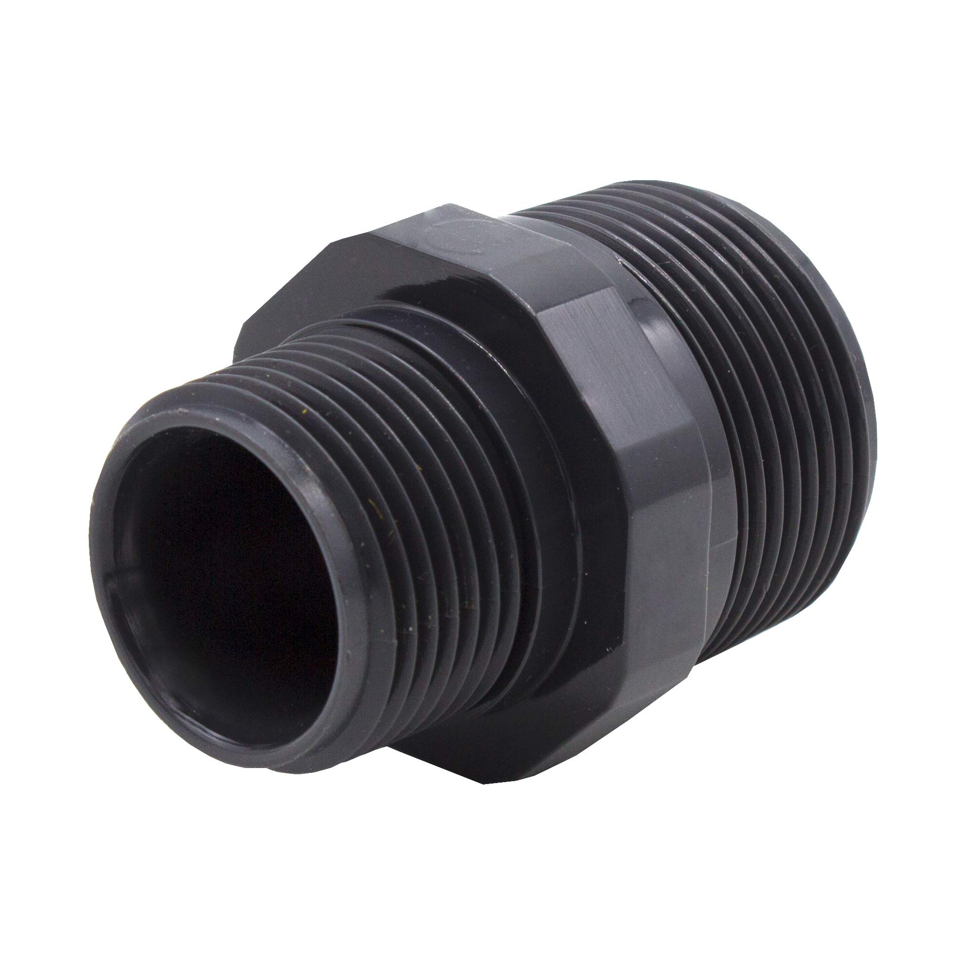 VARIOSAN Reducing nipple 14078, 1 inch x 3/4 inch male thread/male thread, PVC-U, 10 bar