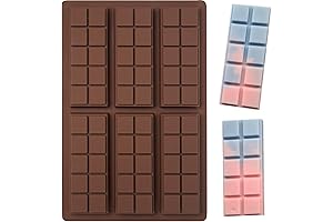 Silicone Chocolate Bar Mold, Break Apart Candy Mould Set