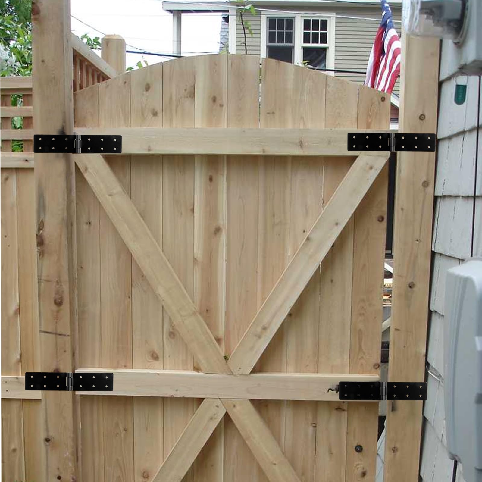 LDXDRU 6er Set Scharniere - Super Stabile Klappscharniere Für Türen & Möbel