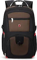 Mochila Unissex Notebook com Cadeado, Entrada para USB/Fone de ouvido e capa de Chuva - Trailblaze