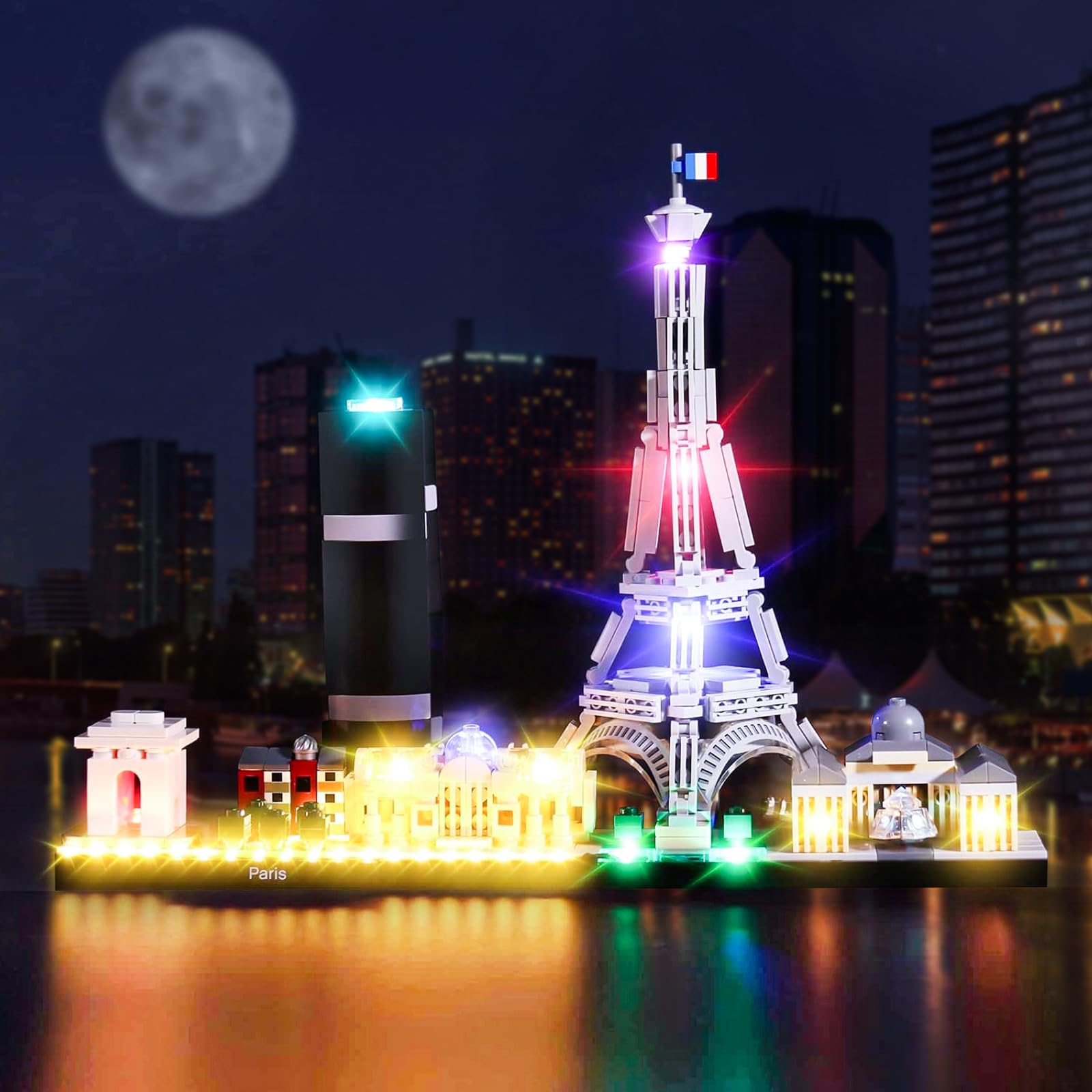 Kit Luci LED LIGHTAILING Per Lego Architecture Parigi 21044 – Illuminazione Per Modellismo