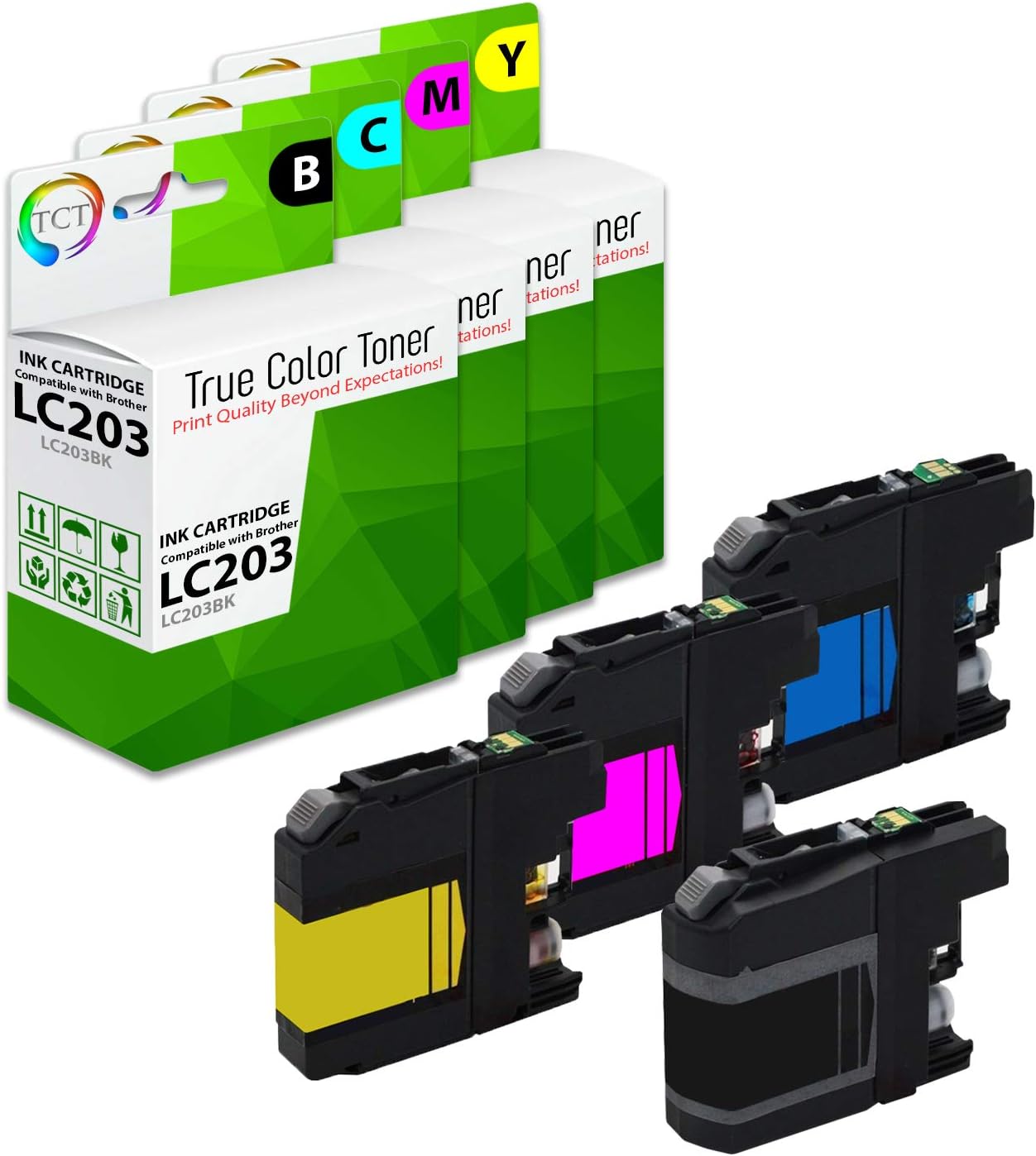 TCT Compatible Ink Cartridge Replacement for Brother LC203